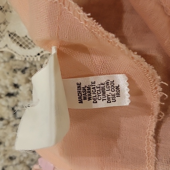 Vintage Gunne Sax Dress Style Cottagecore 70's Maxi Lace Flowers Small - Picture 6 of 8